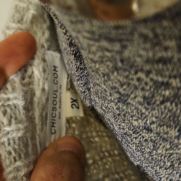 Chicsoul oversized open weave distressed sweater - Picture 6 of 7